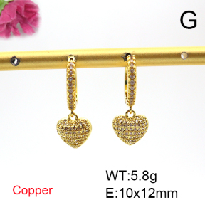 Fashion Copper Earrings  F6E404667bhva-L017