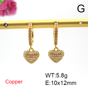 Fashion Copper Earrings  F6E404668bhva-L017