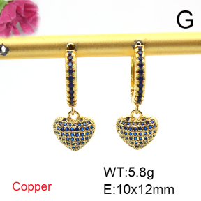 Fashion Copper Earrings  F6E404670bhva-L017