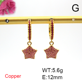 Fashion Copper Earrings  F6E404672bhva-L017