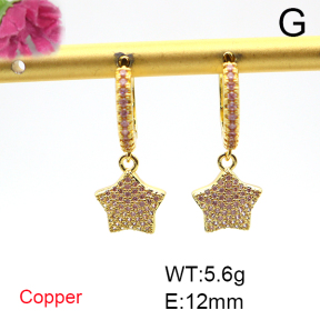 Fashion Copper Earrings  F6E404674bhva-L017
