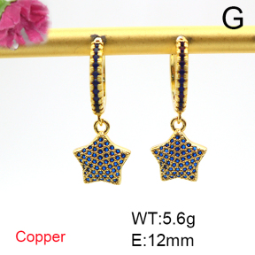 Fashion Copper Earrings  F6E404675bhva-L017