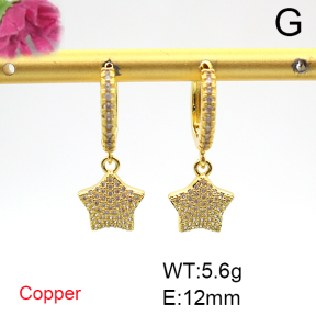 Fashion Copper Earrings  F6E404677bhva-L017
