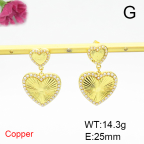 Fashion Copper Earrings  F6E404683bhia-L017