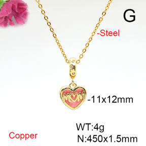 Fashion Copper Necklace  F6N300881baka-L017