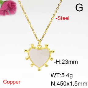 Fashion Copper Necklace  F6N300882baka-L017