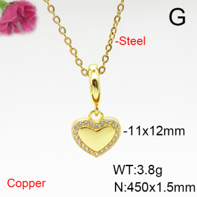 Fashion Copper Necklace  F6N405866avja-L017