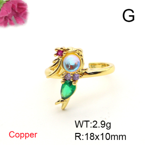 Fashion Copper Ring  F6R401461ablb-L017
