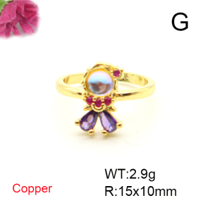 Fashion Copper Ring  F6R401462ablb-L017