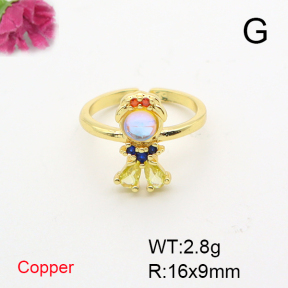 Fashion Copper Ring  F6R401464ablb-L017