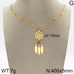 Stainless Steel Necklace  5N4001542bbov-610