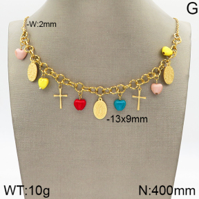 Stainless Steel Necklace  5N4001543bhva-610