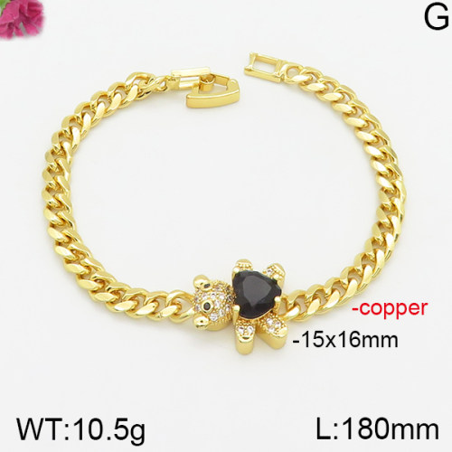 Fashion Copper Bear Bracelets  TB5000286vhha-J22