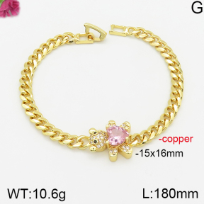 Fashion Copper Bear Bracelets  TB5000287vhha-J22