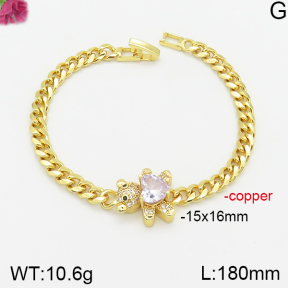 Fashion Copper Bear Bracelets  TB5000288vhha-J22