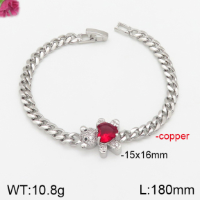 Fashion Copper Bear Bracelets  TB5000294vhha-J22