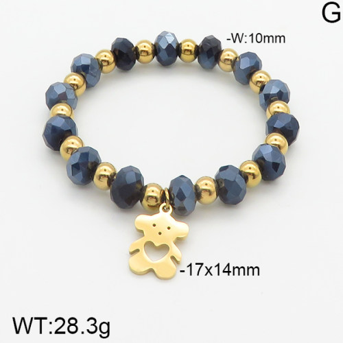 SS Bear Bracelets  TB5000301vbpb-685