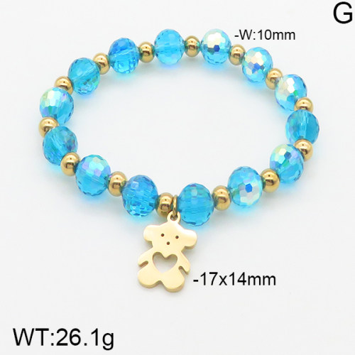 SS Bear Bracelets  TB5000304vbpb-685