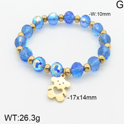 SS Bear Bracelets  TB5000305vbpb-685