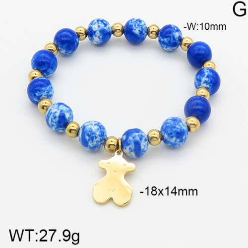 SS Bear Bracelets  TB5000326vbpb-685