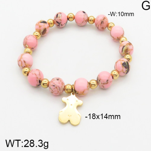 SS Bear Bracelets  TB5000328vbpb-685