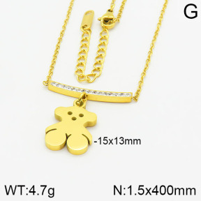 SS Bear Necklaces  TN2000391bbov-434