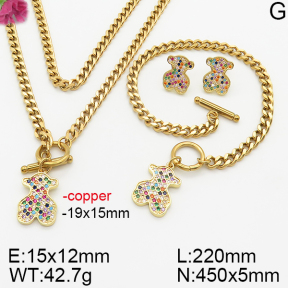 Fashion Copper Bear Sets  TS5000305vina-J141