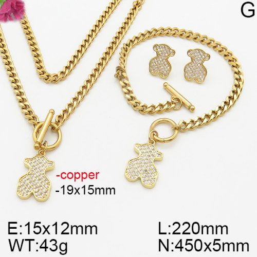 Fashion Copper Bear Sets  TS5000306vina-J141