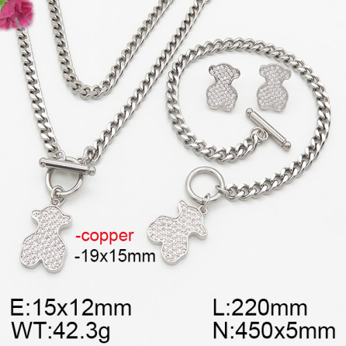 Fashion Copper Bear Sets  TS5000307vila-J141