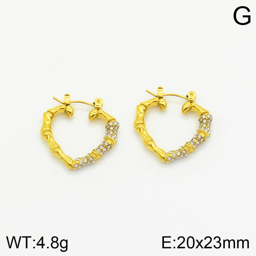 Stainless Steel Earrings  2E3001449vhkb-066
