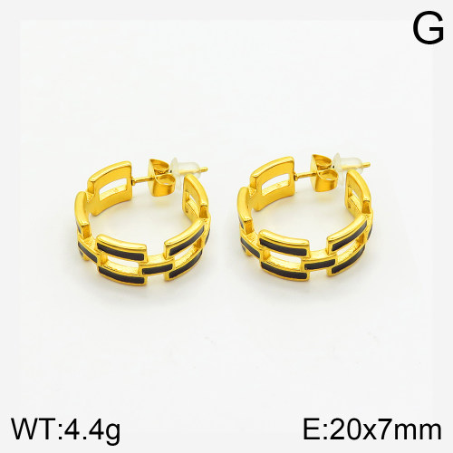 Stainless Steel Earrings  2E3001493bhia-066