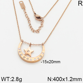 Stainless Steel Necklace  5N4001585bbov-362