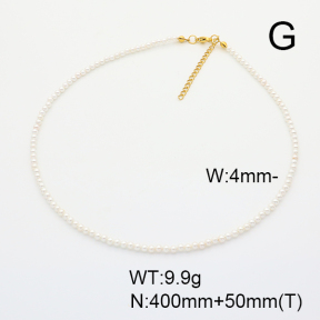 Stainless Steel Necklace  6N3001556ahlv-908