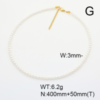 Stainless Steel Necklace  6N3001560ahlv-908