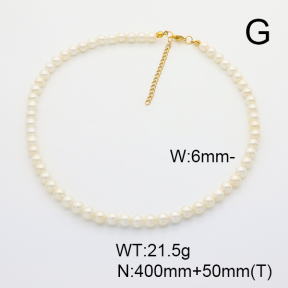 Stainless Steel Necklace  6N3001564ahlv-908