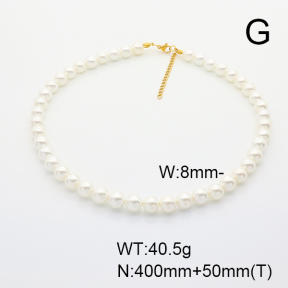 Stainless Steel Necklace  6N3001568vhmv-908