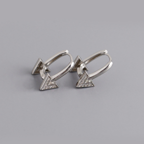 925 Silver Earrings  WT:2.8g  16.3*12mm  JE4305aipo-Y10  EH1464