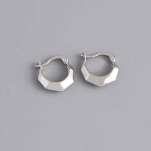 925 Silver Earrings  WT:1.5g  13.7*13.5mm  JE4329vhpo-Y10  EH1448