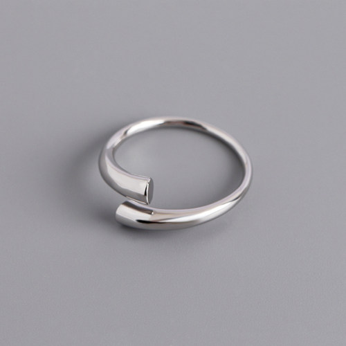 925 Silver Ring  WT:2.8g  8.3mm  JR4347ainm-Y10  JZ1053