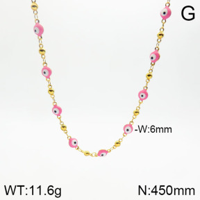Stainless Steel Necklace  2N3001166bhbl-743
