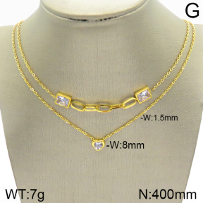Stainless Steel Necklace  2N4001908bvpl-434
