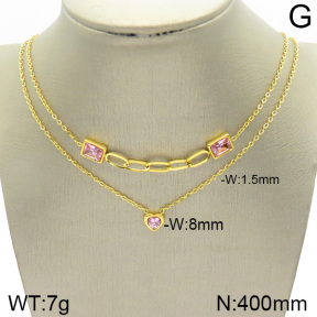 Stainless Steel Necklace  2N4001909bvpl-434