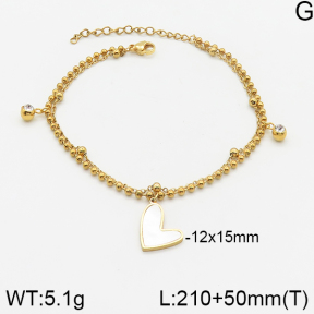 Stainless Steel Anklets  5A9000821vbmb-696