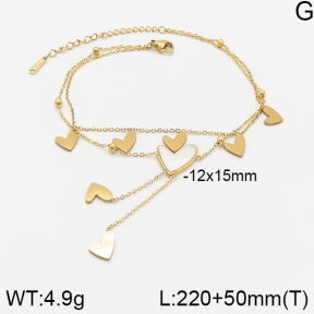 Stainless Steel Anklets  5A9000835vbmb-696