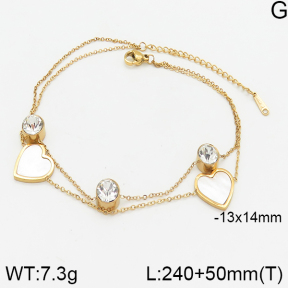 Stainless Steel Anklets  5A9000840vbmb-696