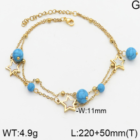 Stainless Steel Anklets  5A9000843vbmb-696