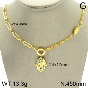 Stainless Steel Necklace  2N3001169bhil-669