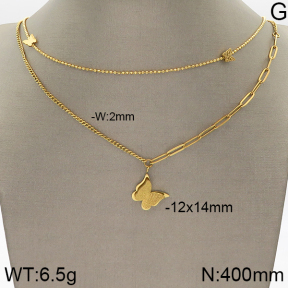 Stainless Steel Necklace  5N2001737bbov-749