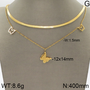 Stainless Steel Necklace  5N2001740bbov-749