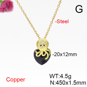 Fashion Copper Necklace  F6N406034aakl-G030
